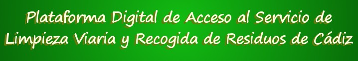 Plataforma de limpieza viaria y recogida de residuos Plataforma de limpieza viaria y recogida de residuos
